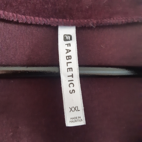 𝅺FABLETICS Britt Velour Pullover Sweater Half Zip Vintage Style Kate Huds… - Picture 4 of 7